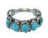 Turquoise Southwest Silver Ring Size 5-1/2 AX89319